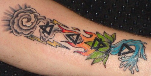 The 4 elements tattoo | mondziribi1974's Ownd